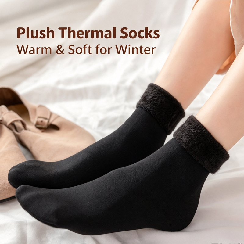 Thermal Sock Winter - 1/2/5/10 Çift Yeni Unisex Kışlık Kalın
