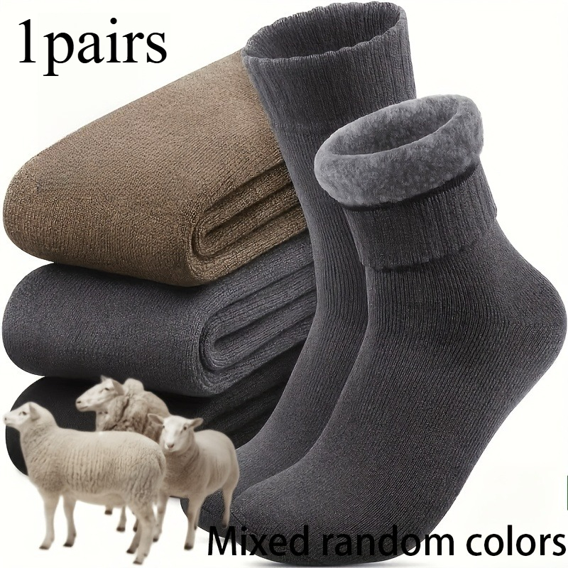1 Çift Kalın, Kışlık Erkek Kar - Thermal Sock Winter incelemesi ve fiyatı